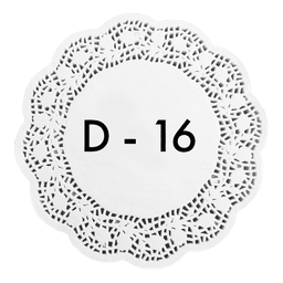Ажурные салфетки D-16 см (250 шт.упак)