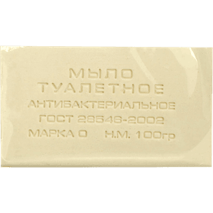Мыло кусковое 90 гр туалетное "Ординарное" в прозрач. оберт. флоупак ММК
