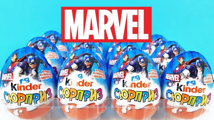 Kinder Сюрприз/яйцо "Марвел"