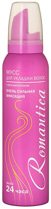 Мусс для волос 200 мл "Романтика" Ассорти