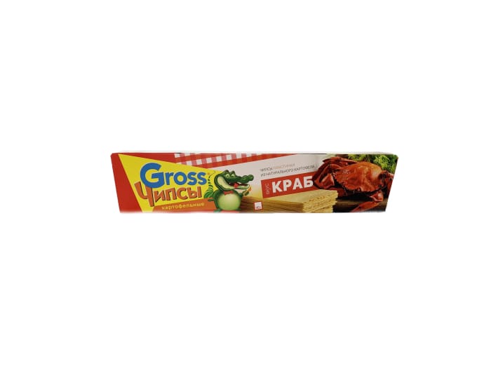 Чипсы "Gross" 40 г, Краб Чипсы "Gross" 40 г, Краб